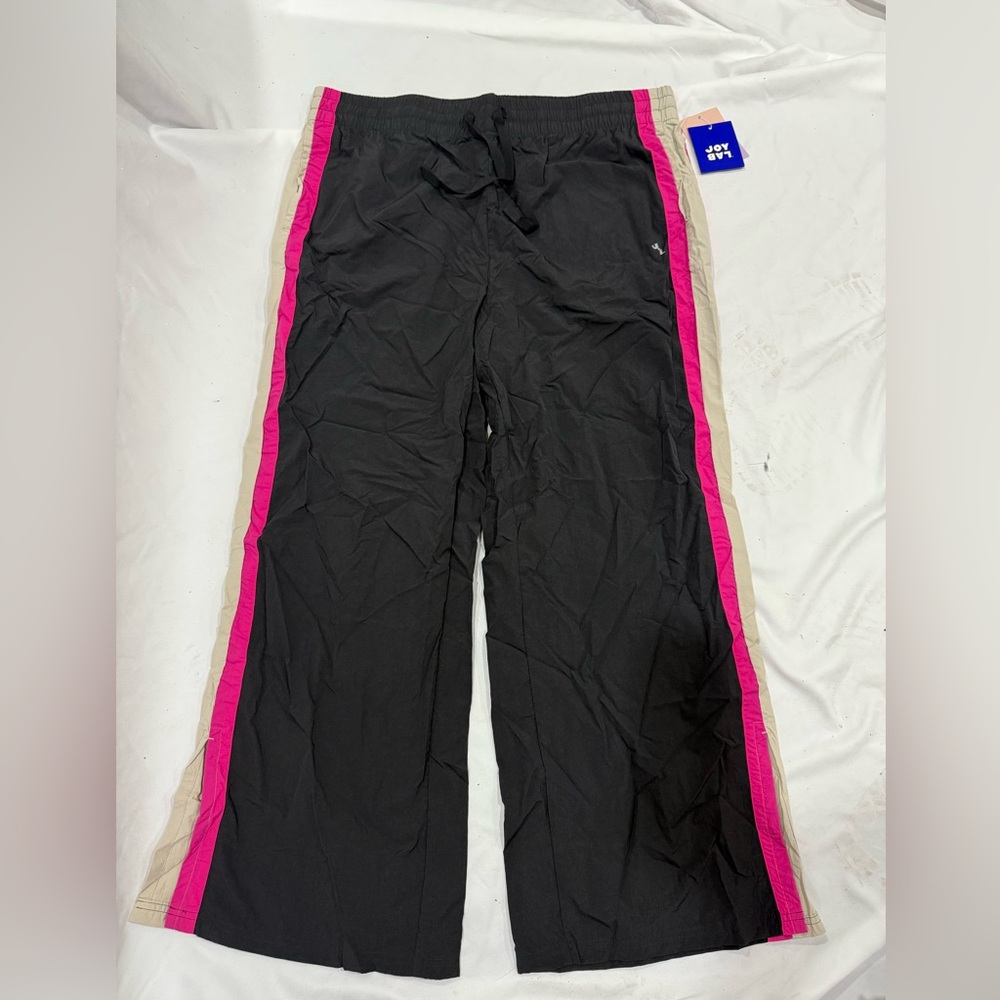 JoyLab Black and Pink Straight Leg Pants Size S  Long NWT